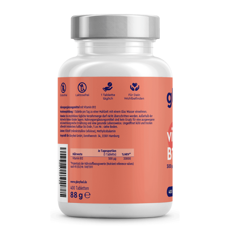 Vitamin B12 Methylcobalamin Tabletten