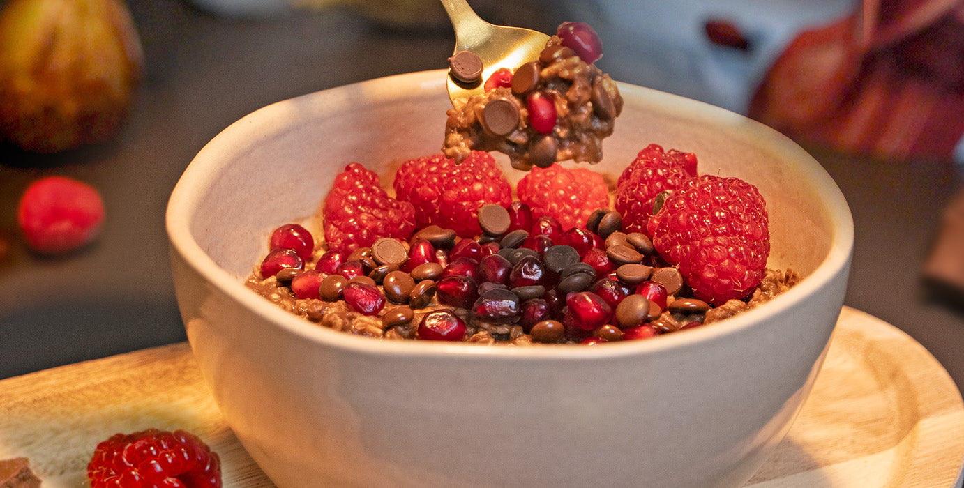Schoko Protein Porridge Rezept