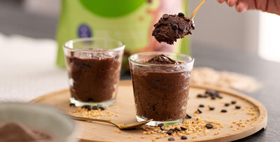 Nougat Protein Mousse Rezept