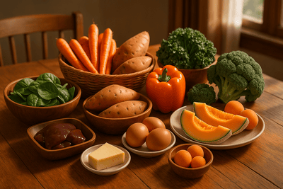 Lebensmittel mit Vitamin A