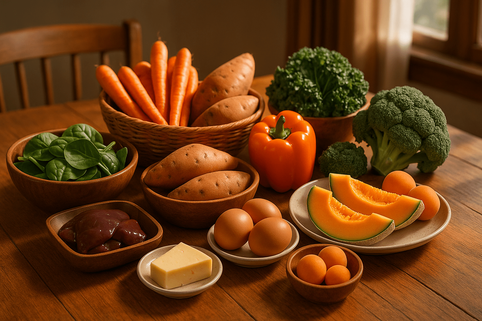 Lebensmittel mit Vitamin A