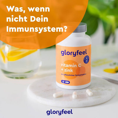 Vitamin C gepuffert + Zink 180 Kapseln