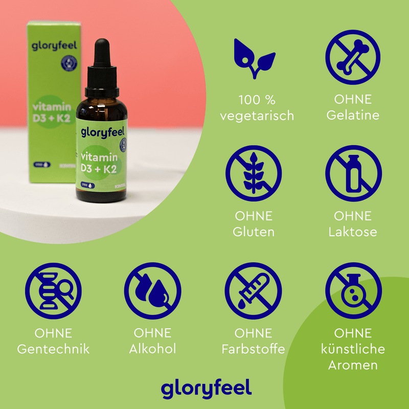 Vitamin D3 K2 + Vitamin B12 Tropfen