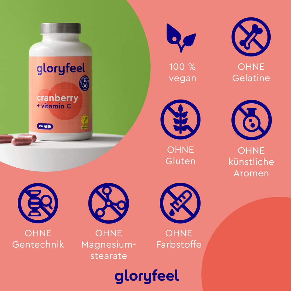 Cranberry Kapseln mit Vitamin C Eigenschaften