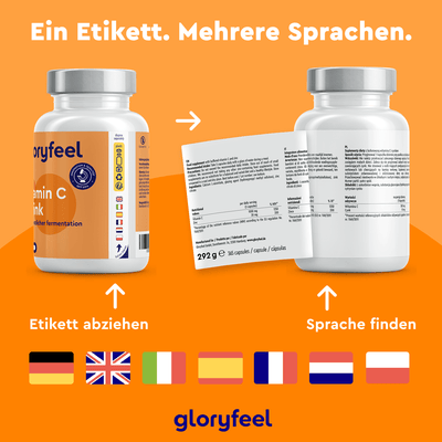 Vitamin C gepuffert + Zink 365 Kapseln