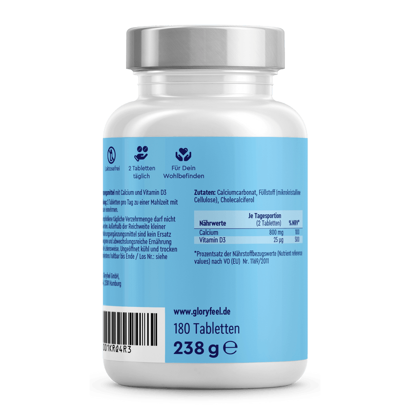 Calcium + Vitamin D3 Tabletten