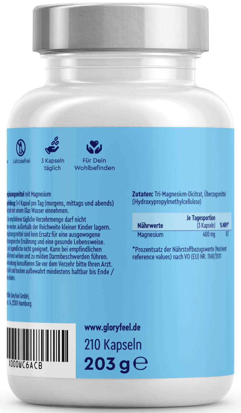 Tri-Magnesium Dicitrat Kapseln