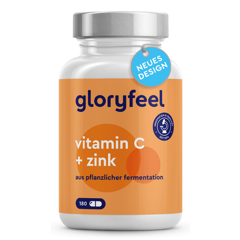 Vitamin C gepuffert + Zink 180 Kapseln