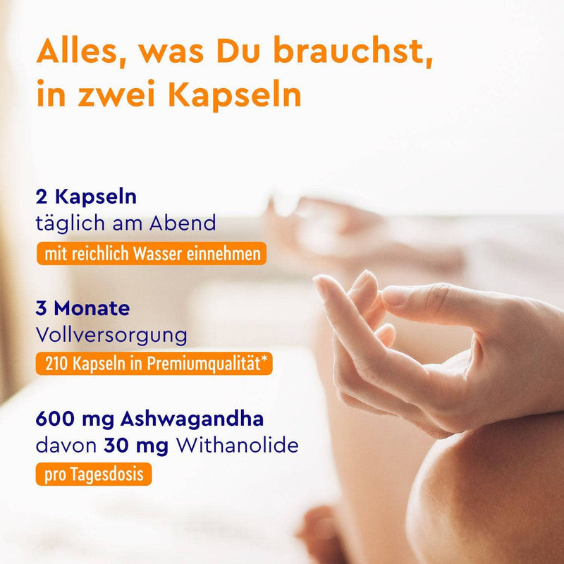 Ashwagandha KSM-66 Einnahme