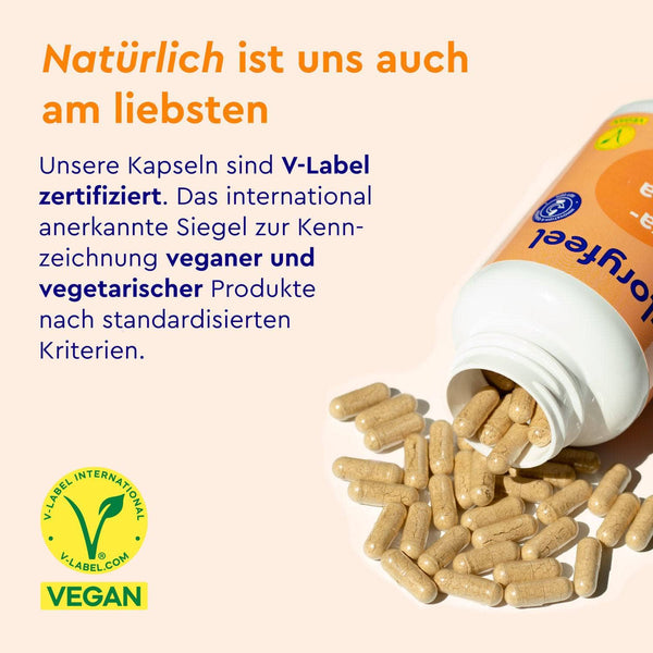 Ashwagandha KSM-66 V-Label zertifiziert