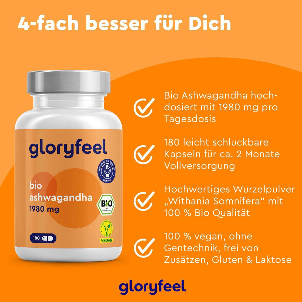Bio Ashwagandha Kapseln Vorteile