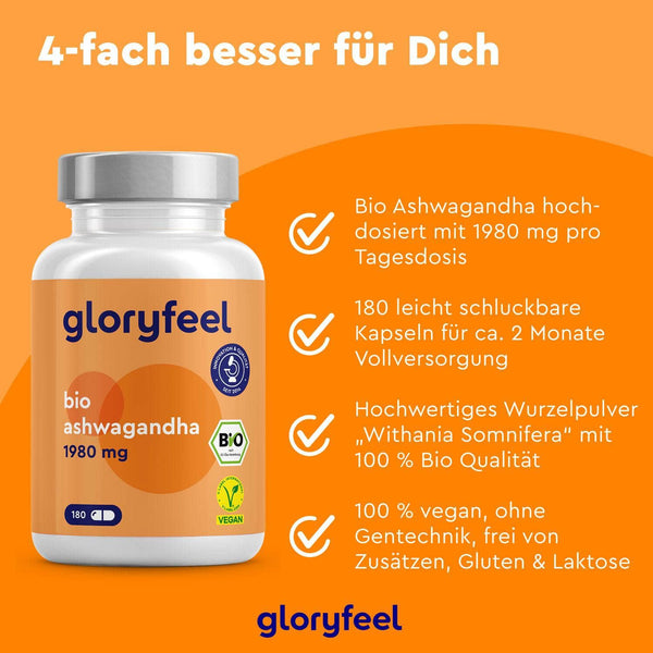 Bio Ashwagandha Kapseln Vorteile