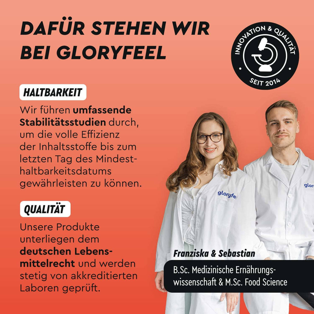 gloryfeel Sport Qualitätsversprechen