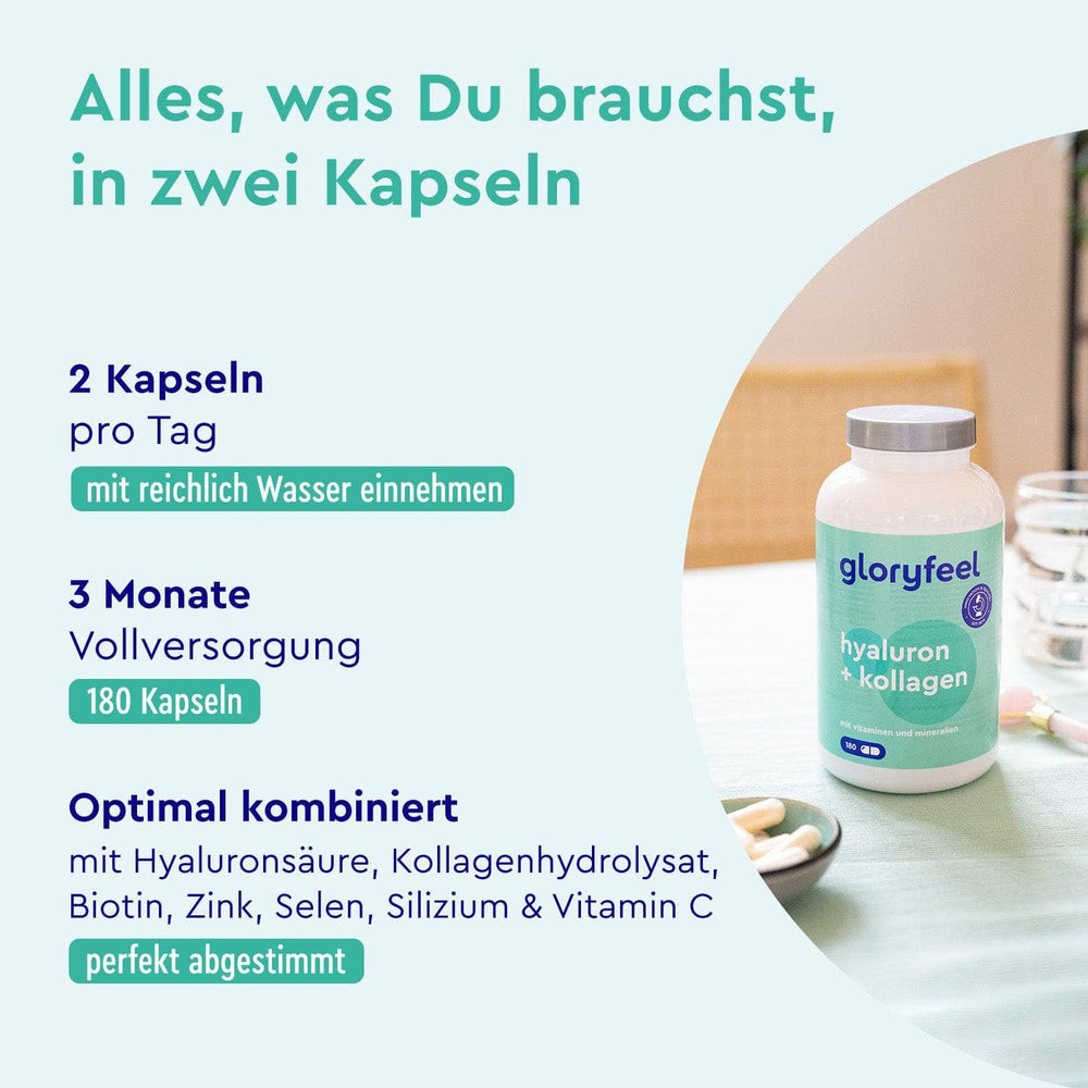 Hyaluron Kollagen Kapseln Einnahme