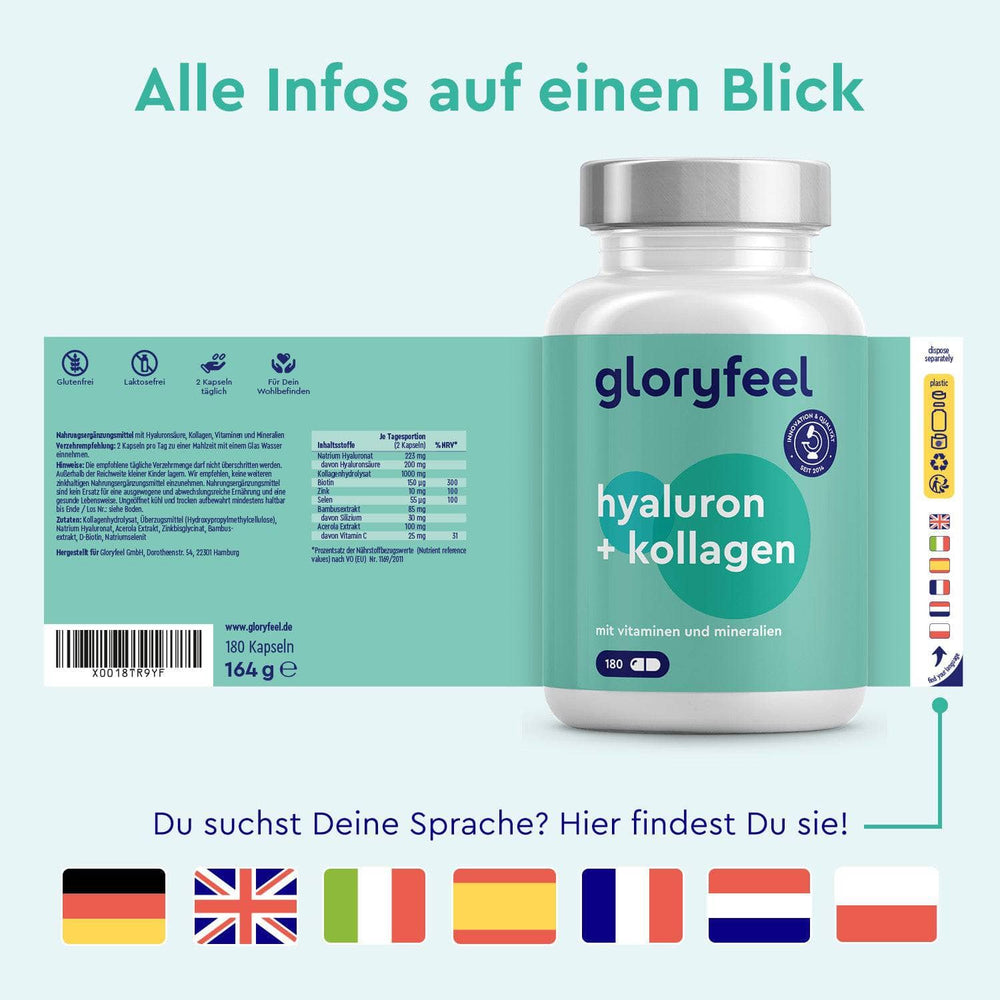 Hyaluron Kollagen Kapseln Sprachen