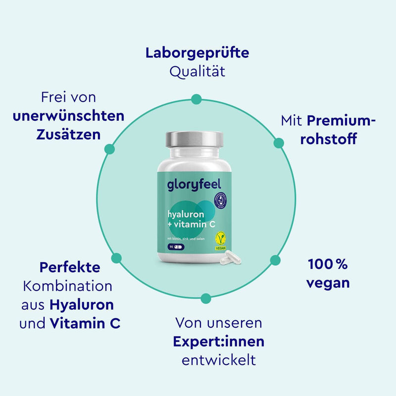 Hyaluron + Vitamin C Kapseln Eigenschaften