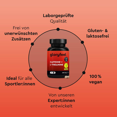Koffein + L-Theanin-Tabletten Eigenschaften