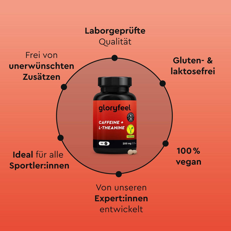 Koffein + L-Theanin-Tabletten Eigenschaften
