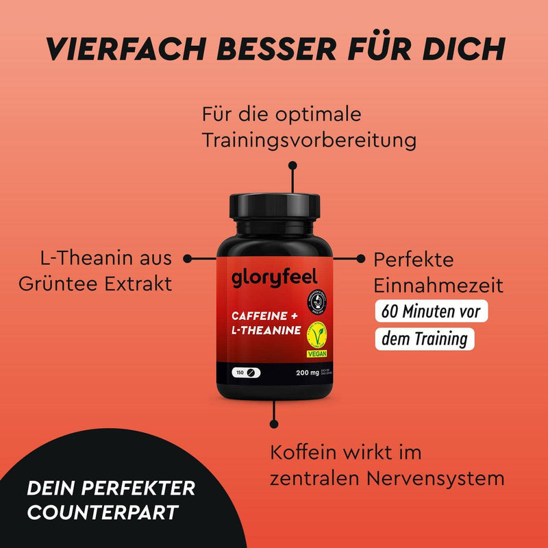 Koffein + L-Theanin-Tabletten Wirkung