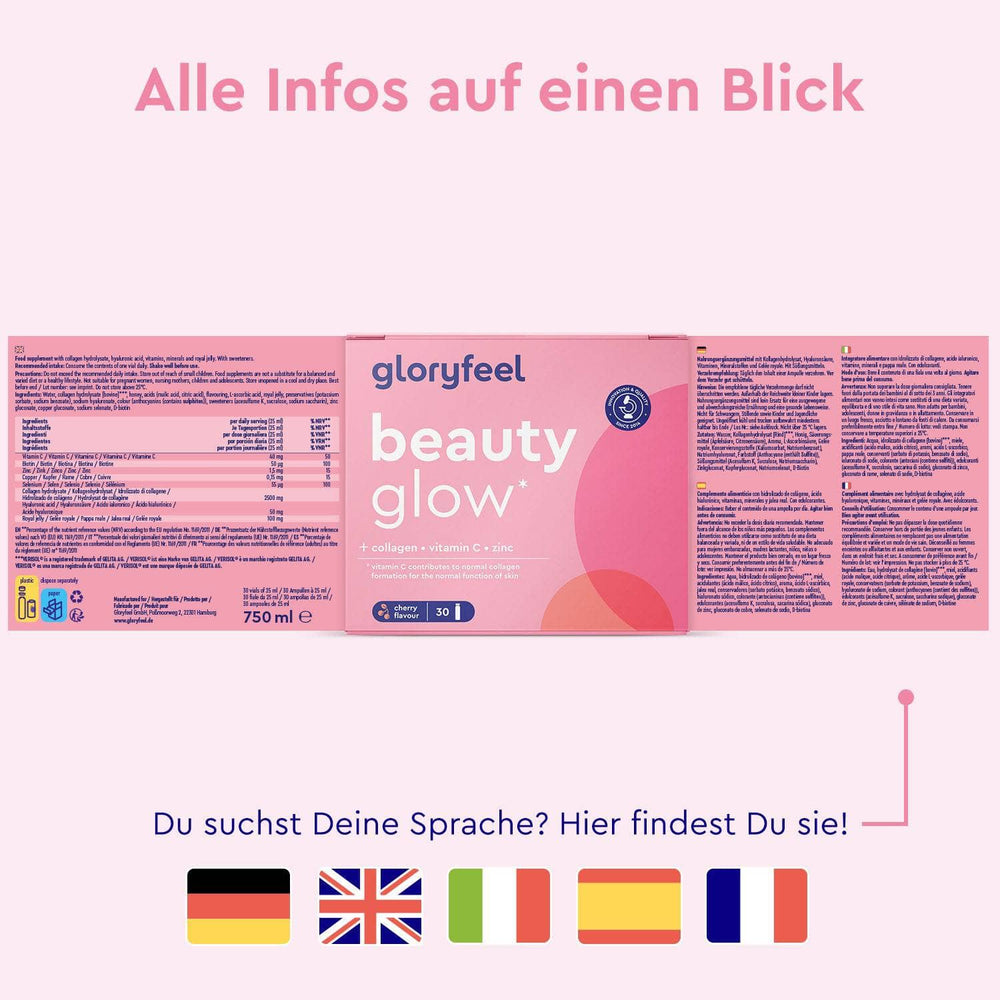 Kollagen Ampullen Beauty Sprachen