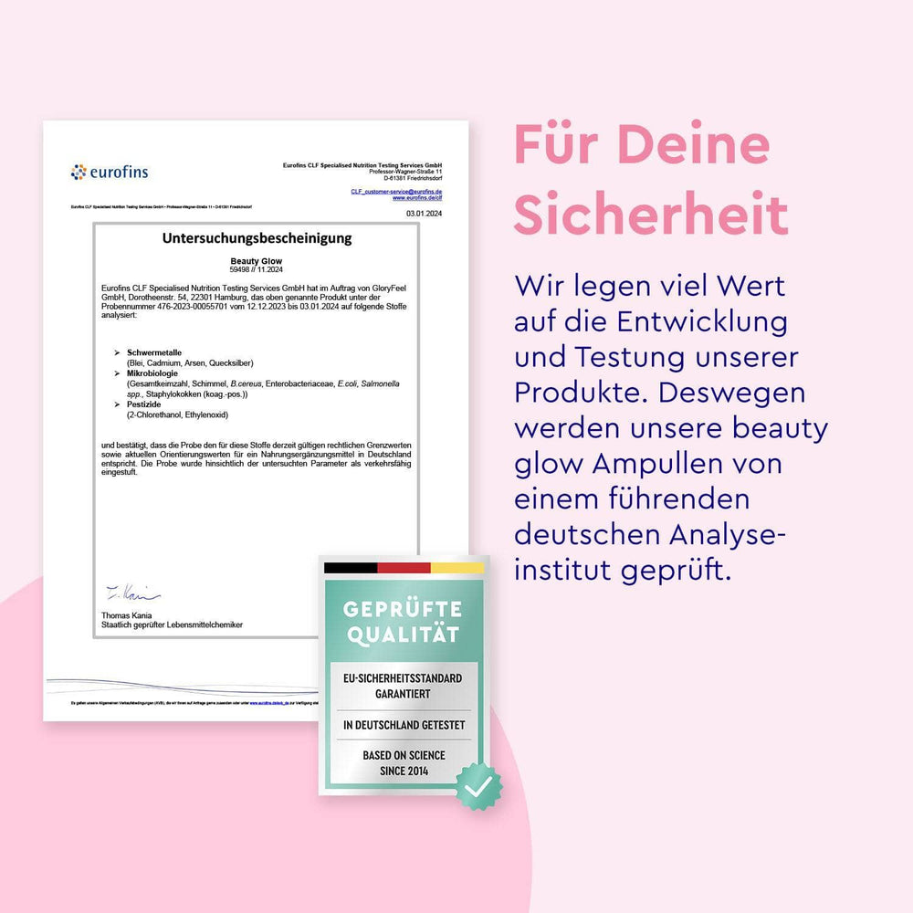 Kollagen Ampullen Beauty Zertifikat