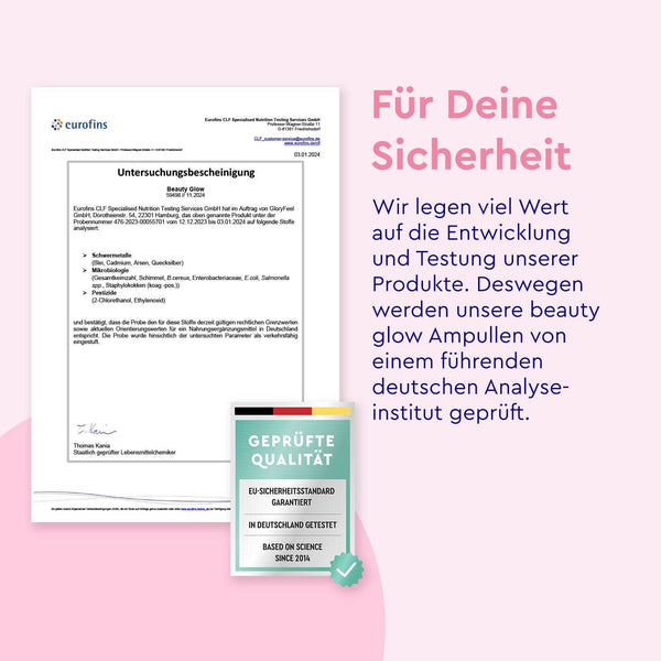 Kollagen Ampullen Beauty Zertifikat