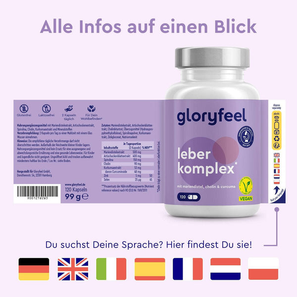 Leber Komplex Sprachen