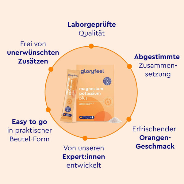 Magnesium Kalium Sticks Orange Eigenschaften