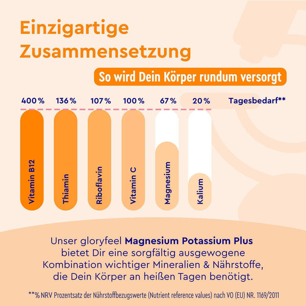Magnesium Kalium Sticks Orange Inhaltsstoffe