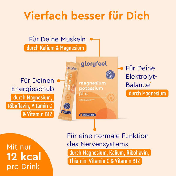 Magnesium Kalium Sticks Orange Wirkung