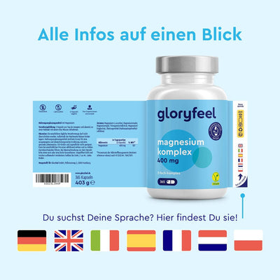 Magnesium Komplex Kapseln Sprachen