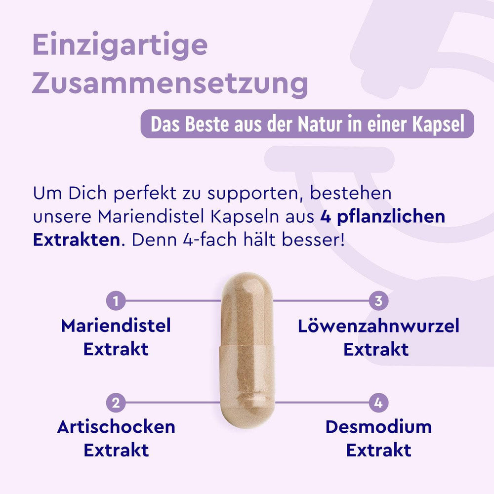 Mariendistel Kapseln Zusammensetzung