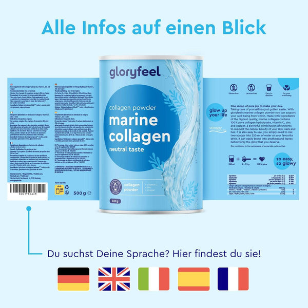 Marine Kollagen Pulver Sprachen