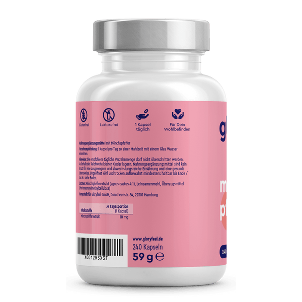 Mönchspfeffer Kapseln Rückseite