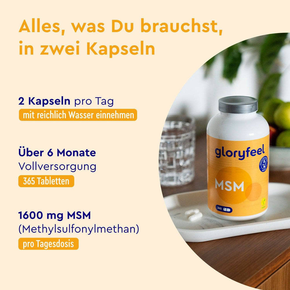 MSM Kapseln Einnahme