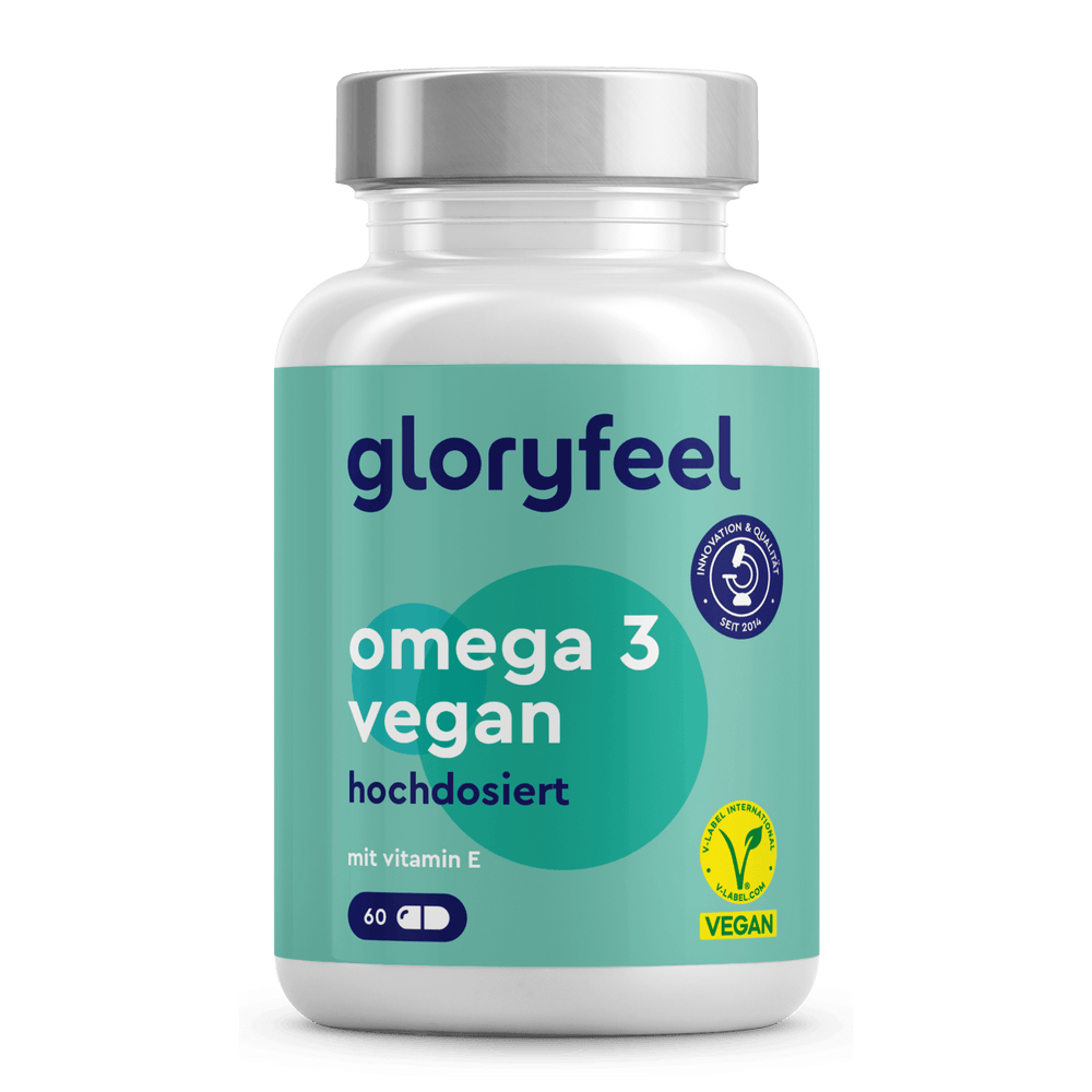 Omega 3 Kapseln vegan + Vitamin E