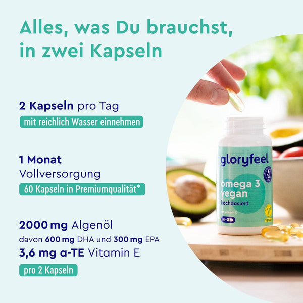 Omega 3 vegan Vitamin E Einnahme
