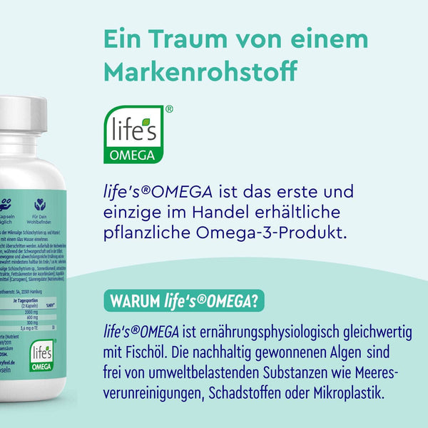 Omega 3 vegan Vitamin E Markenrohstoff