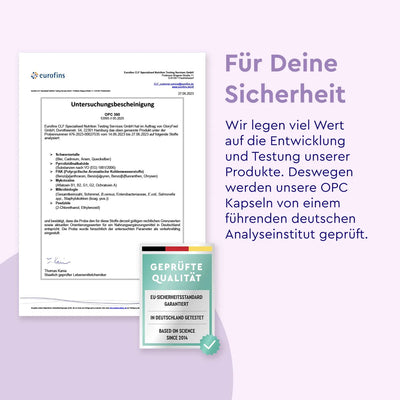 OPC Kapseln 360 mit Vitamin C Zertifikat