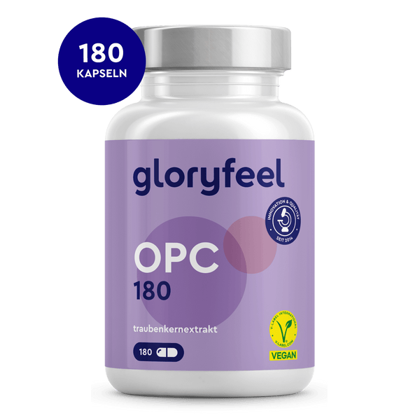 OPC Traubenkernextrakt + Vitamin C 180 Kapseln