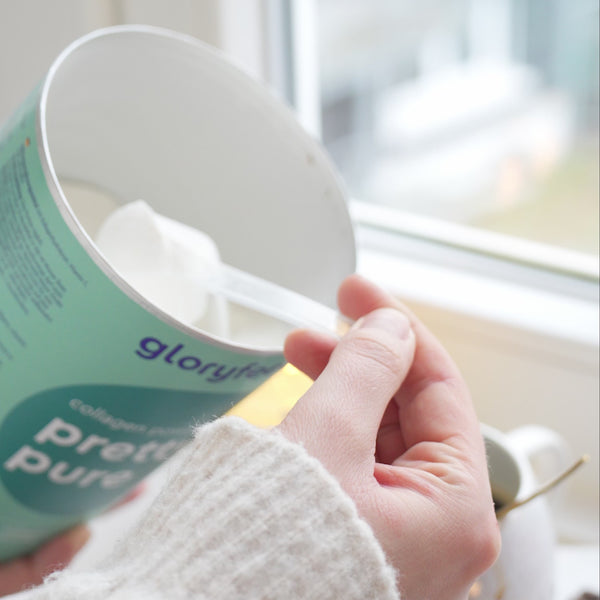 Kollagen Pulver Pretty Pure Zubereitung