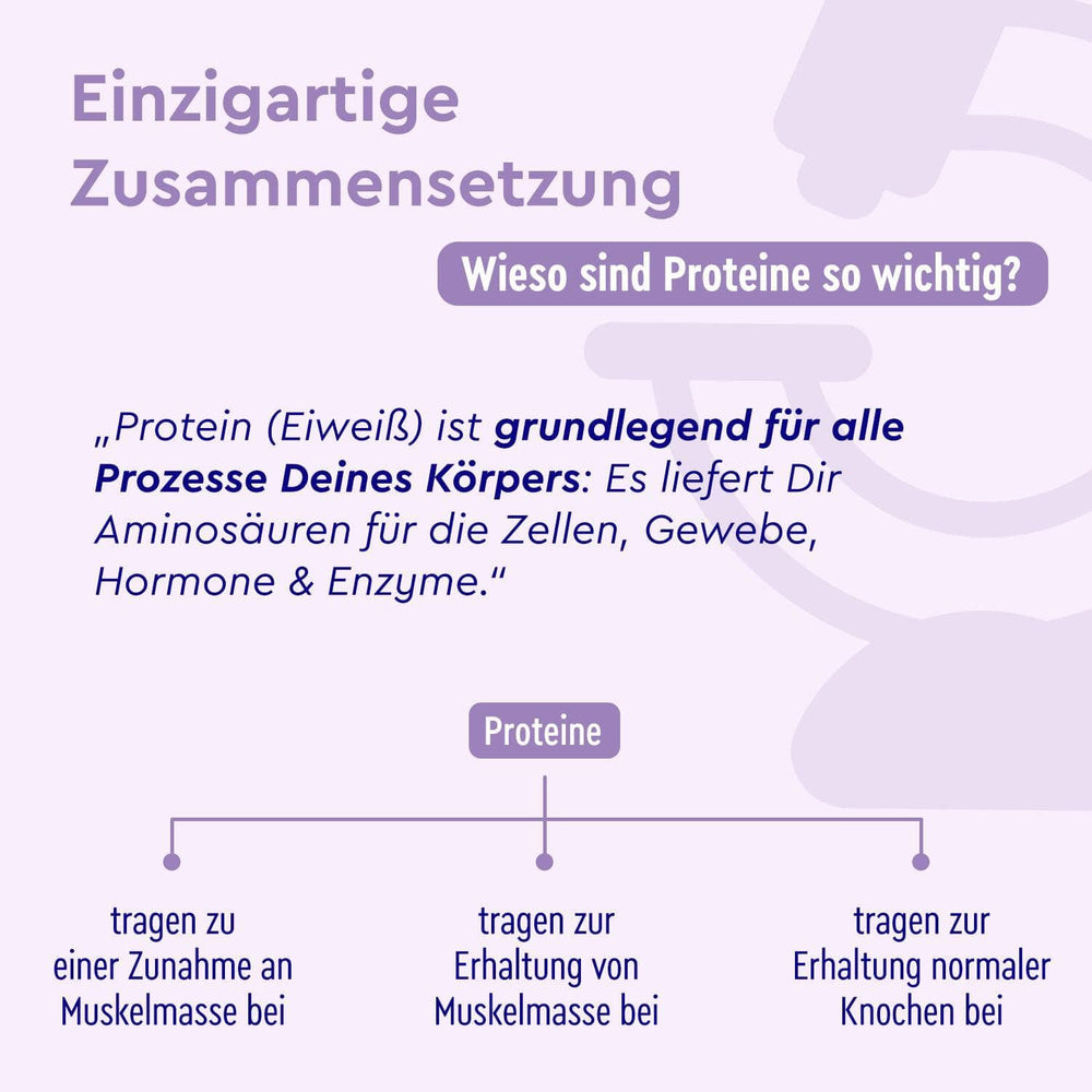 Proteinpulver Blaubeere Joghurt Zusammensetzung