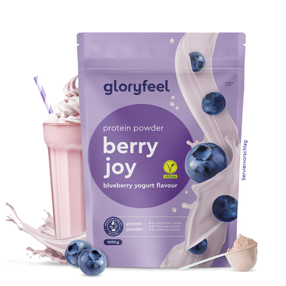 Proteinpulver Blaubeere Joghurt