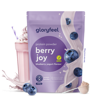 Proteinpulver Blaubeere Joghurt