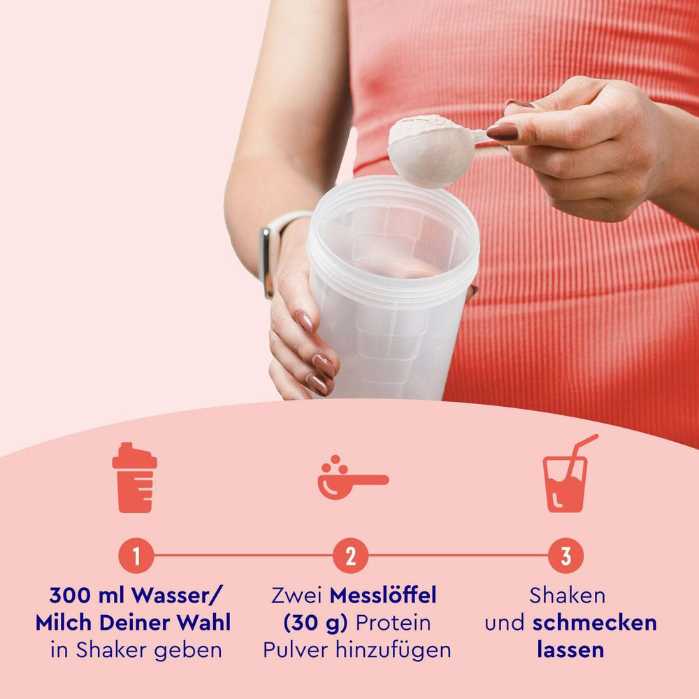 Proteinpulver Erdbeere Zubereitung