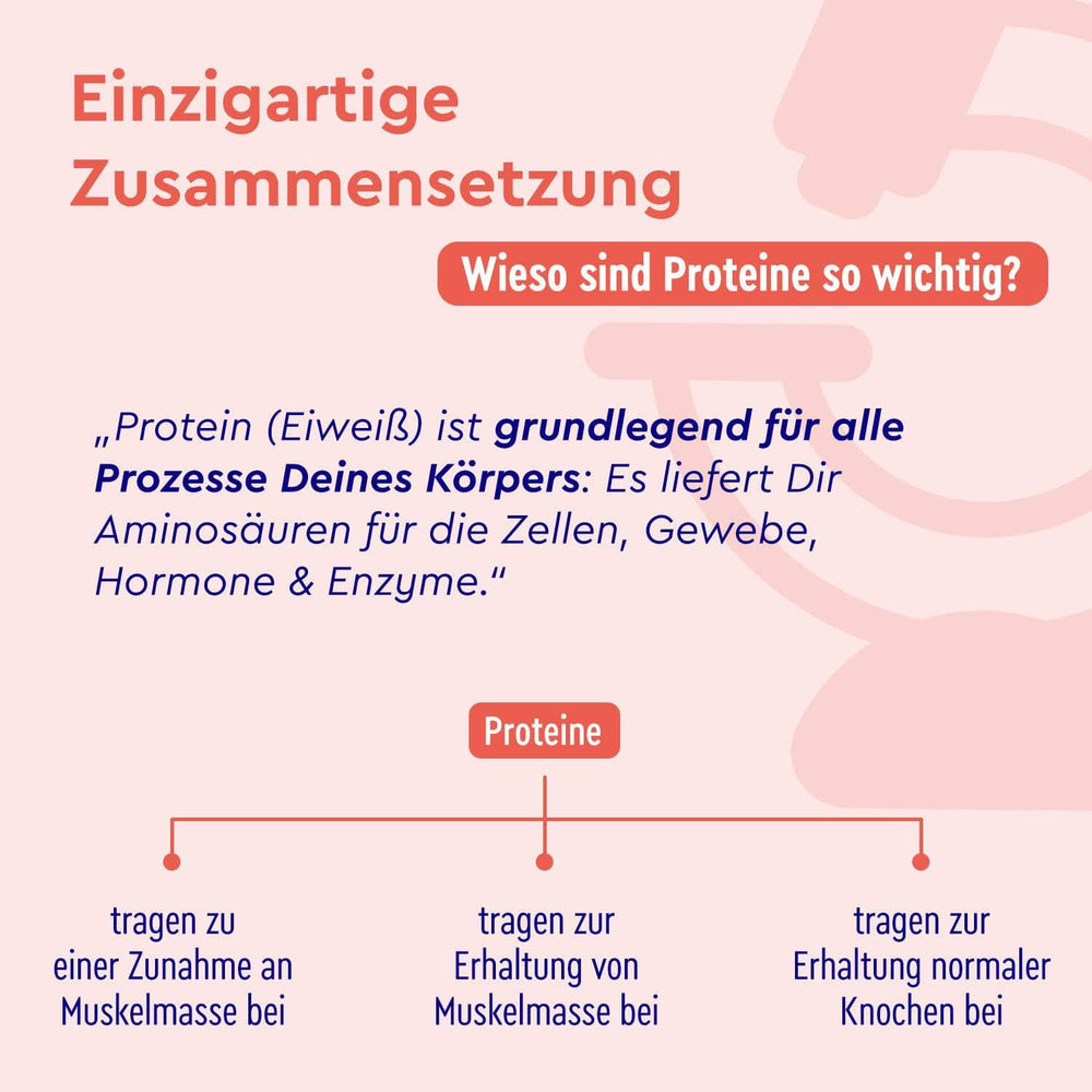Proteinpulver Erdbeere Zusammensetzung