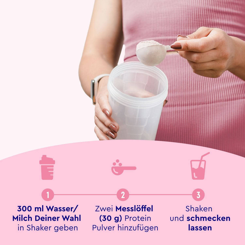 Proteinpulver Himbeere Zubereitung
