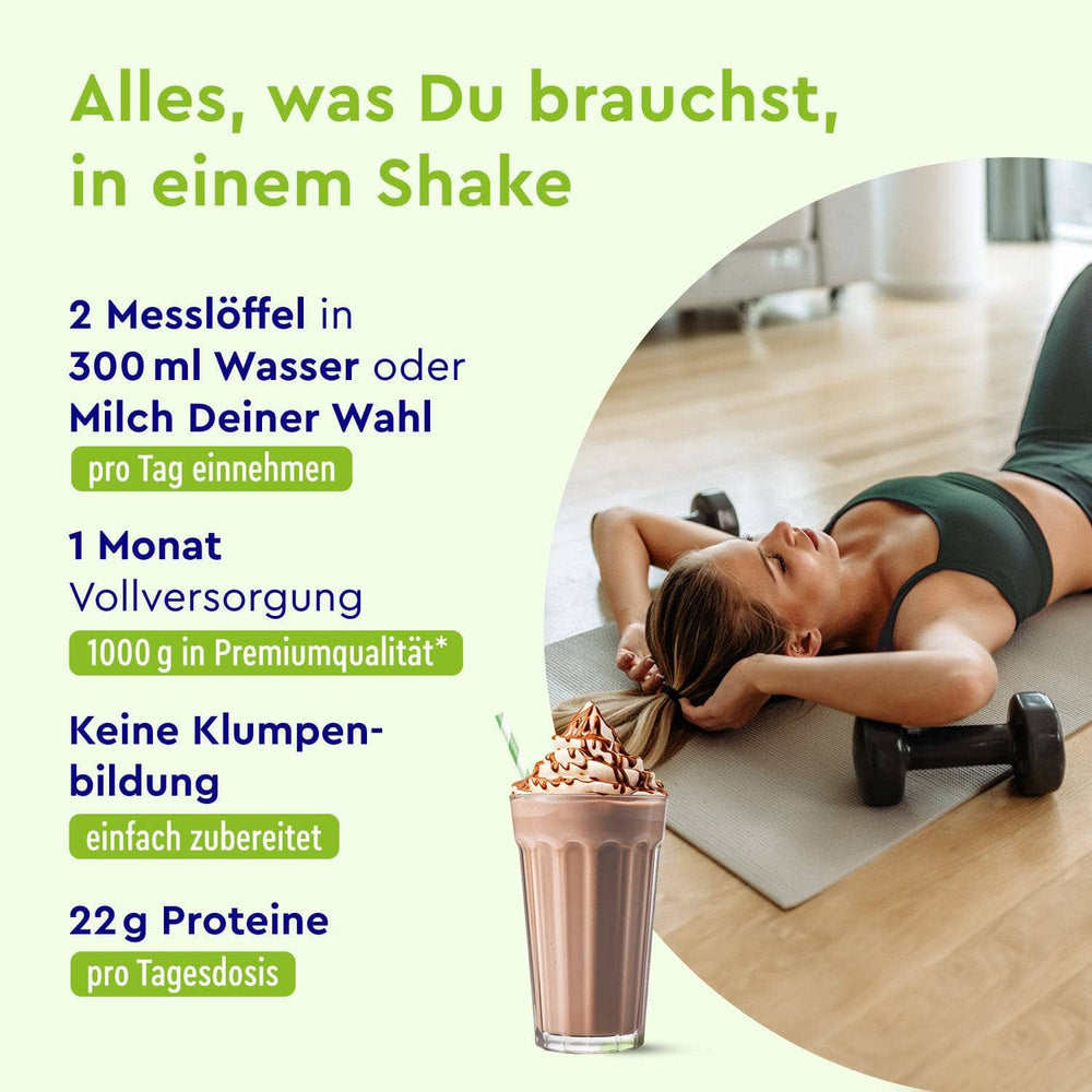 Proteinpulver Nougat Einnahme
