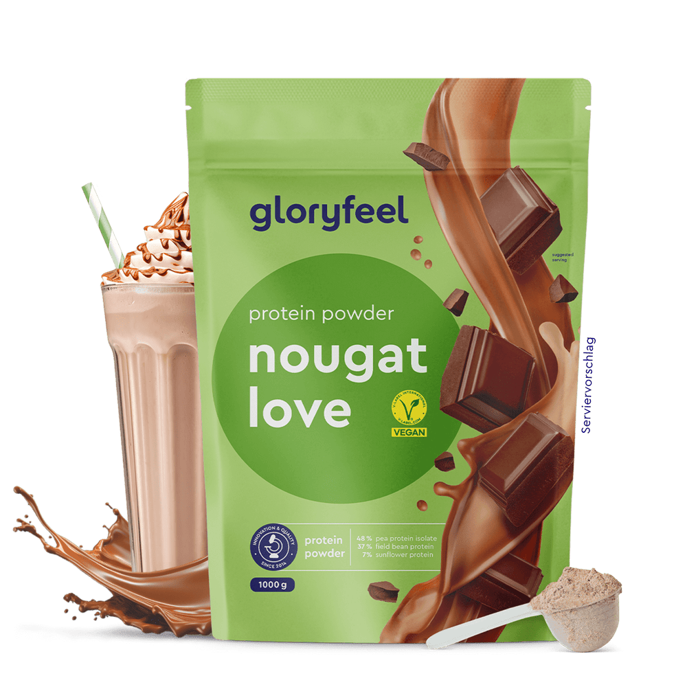 Proteinpulver Nougat
