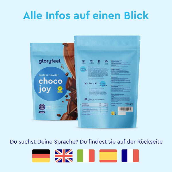 Proteinpulver Schoko Sprachen